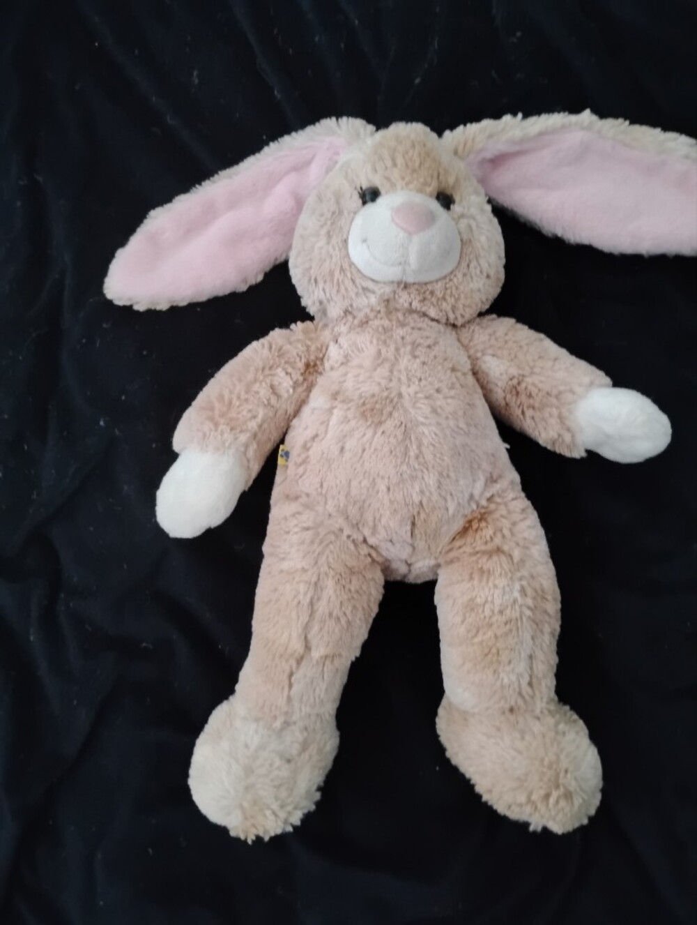 Build-A-Bear Beige and Pink Bunny Plush